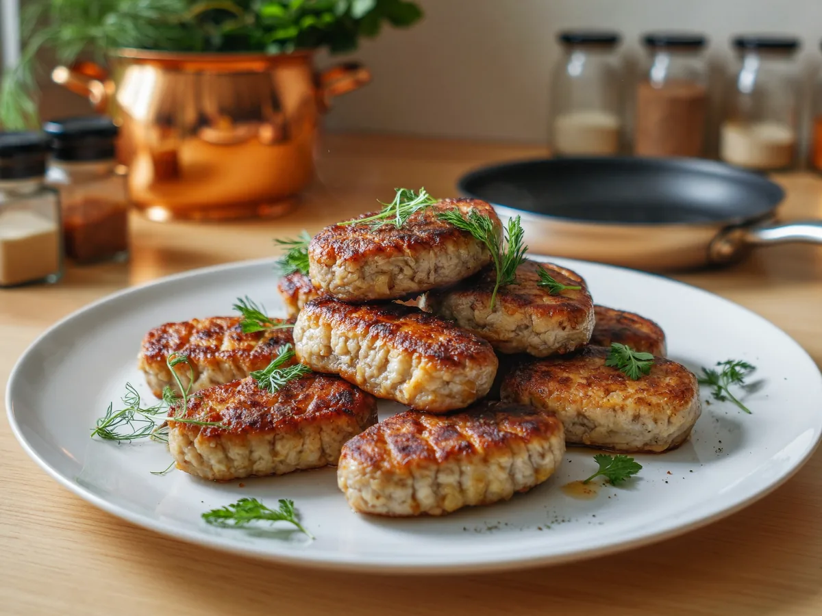 Куриные котлеты в сметане