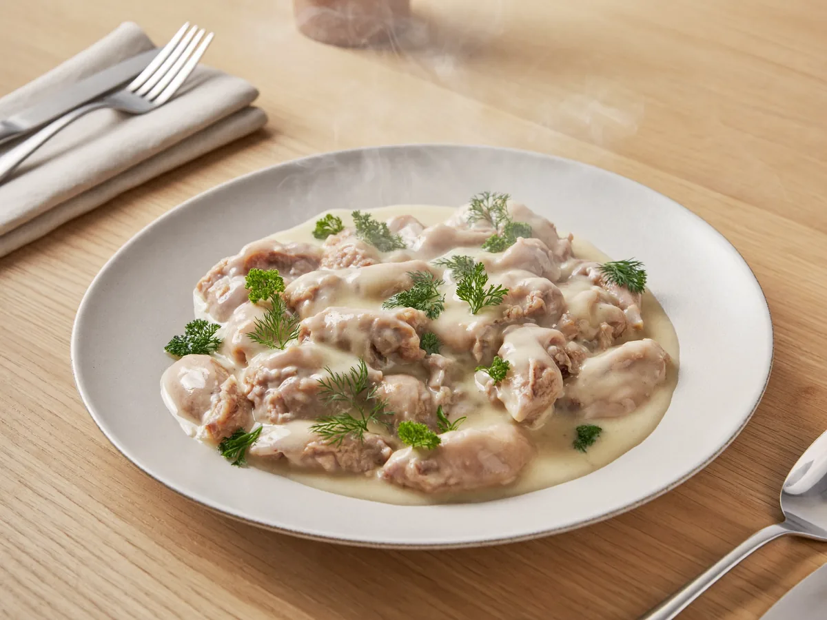 Куриные сердечки с печенью