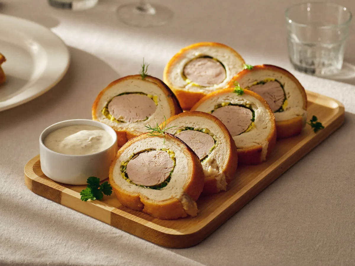 Куриный рулет с сыром
