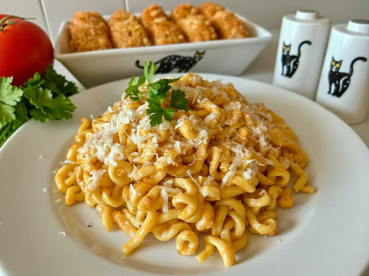 Лапша быстрого приготовления с сыром
