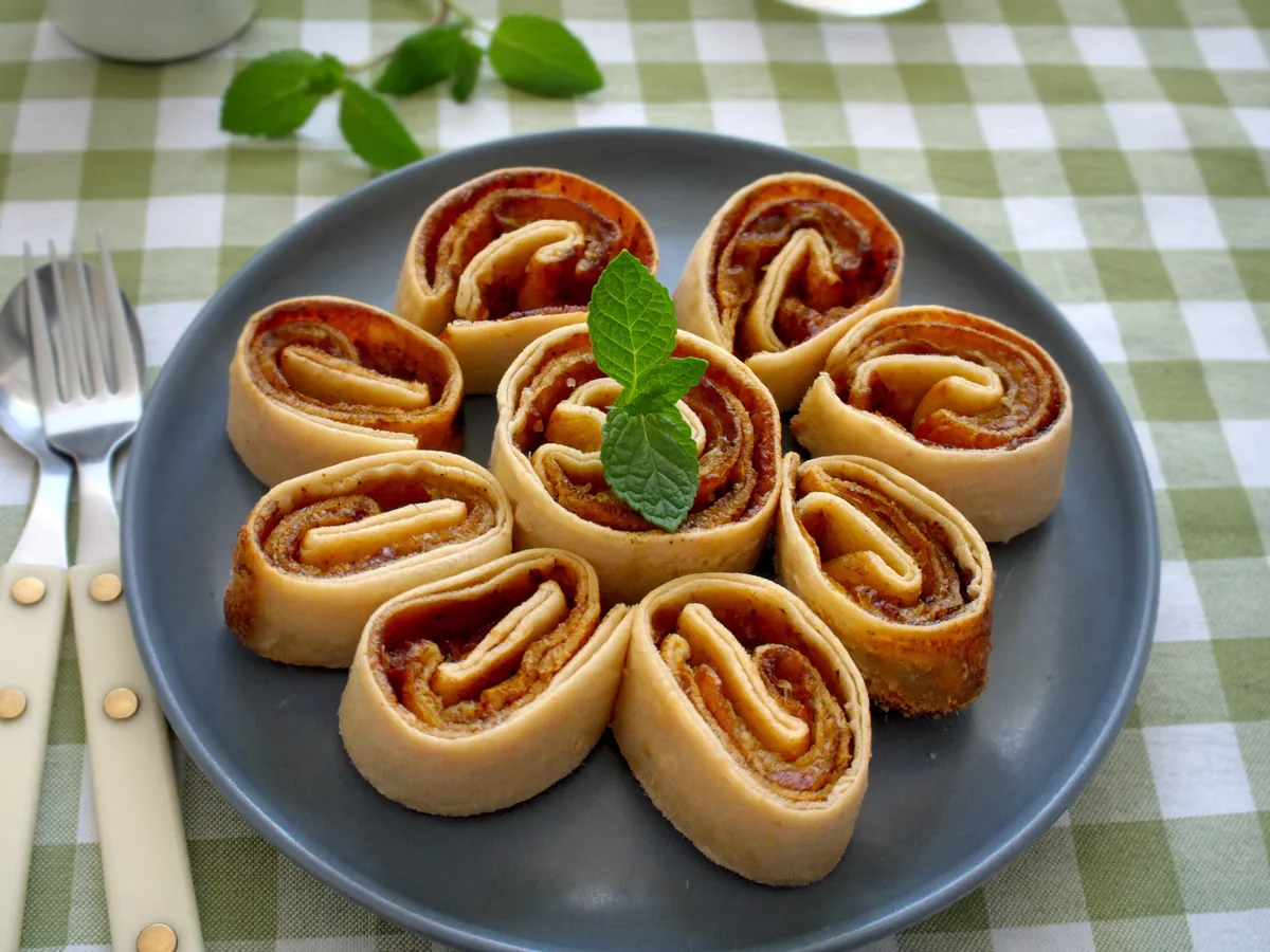 Лаваш со сгущенкой