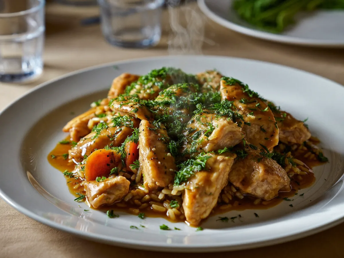 Ленивая курица в духовке