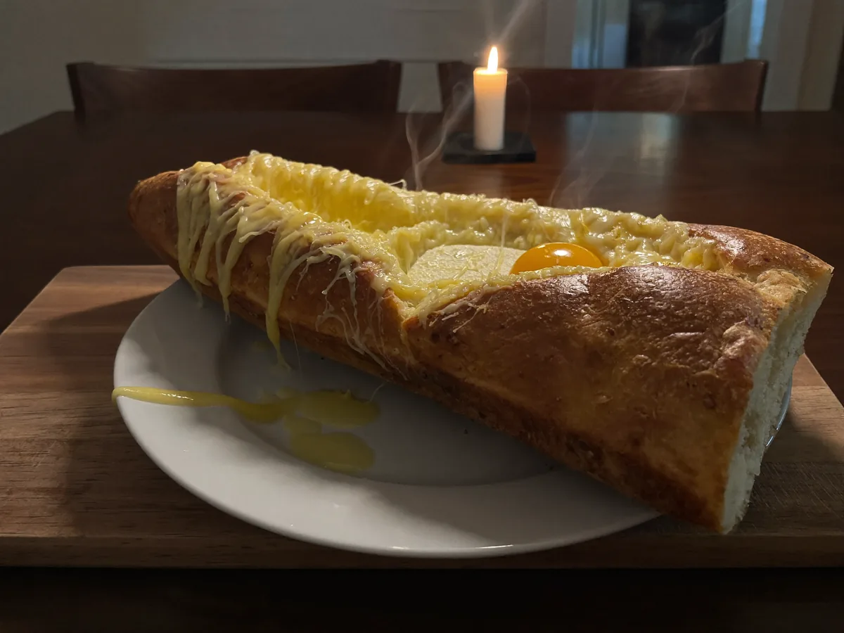 Ленивое хачапури в аэрогриле