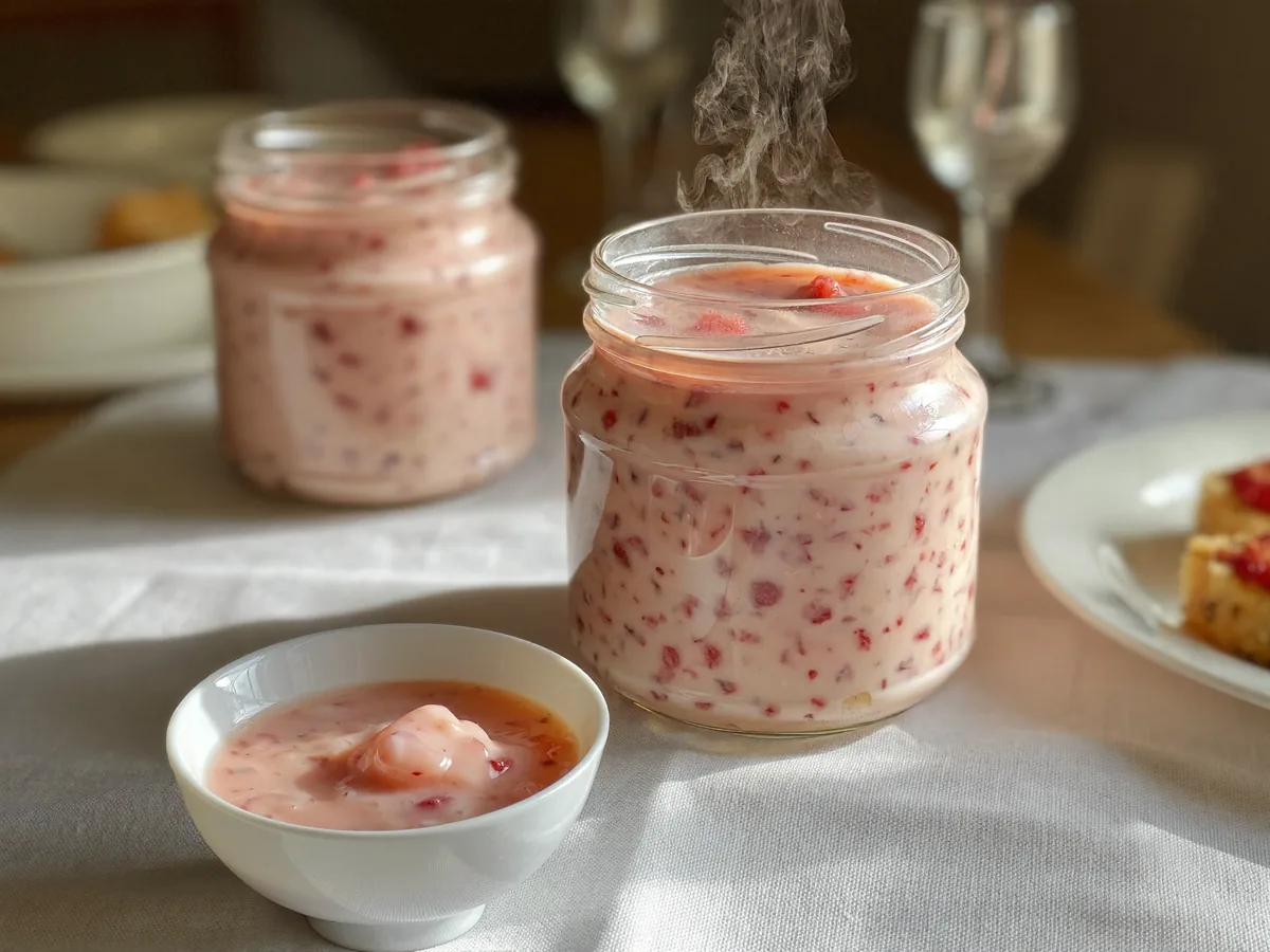 Малина со сгущенкой на зиму