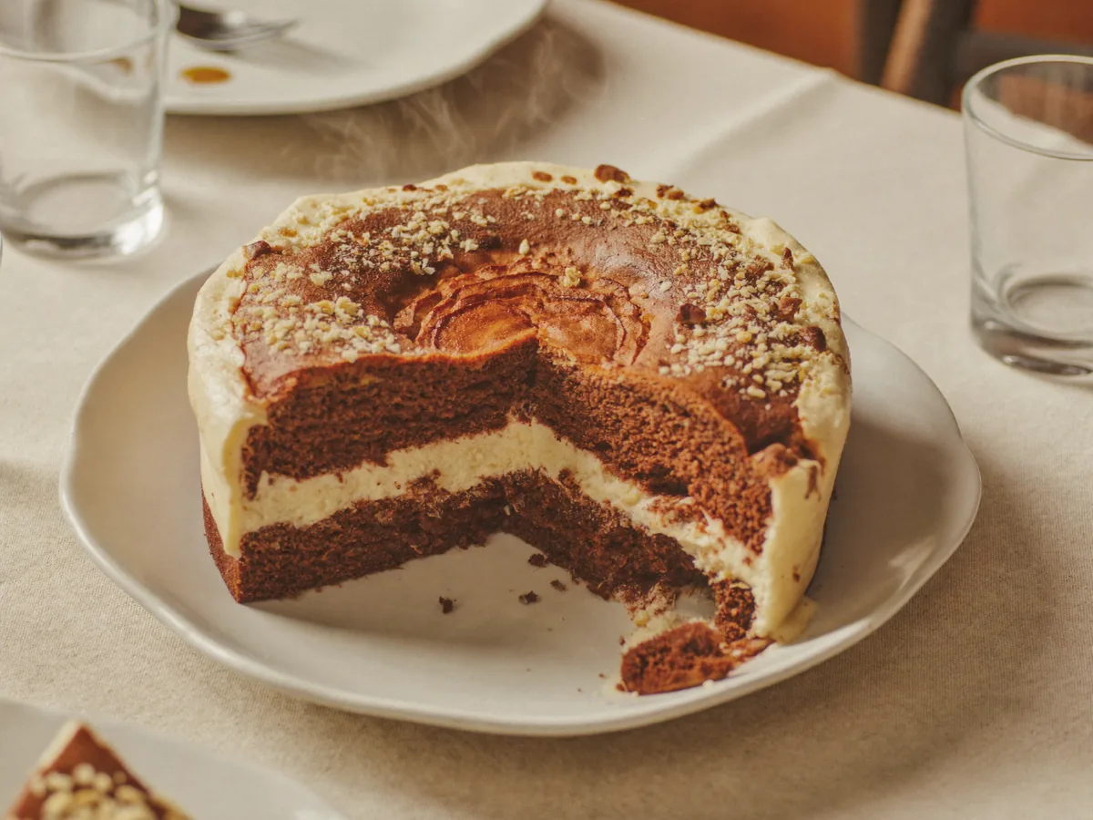 Многослойный торт на сметане с какао и сметанным кремом