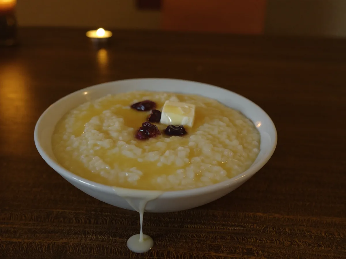 Молочная каша из риса басмати
