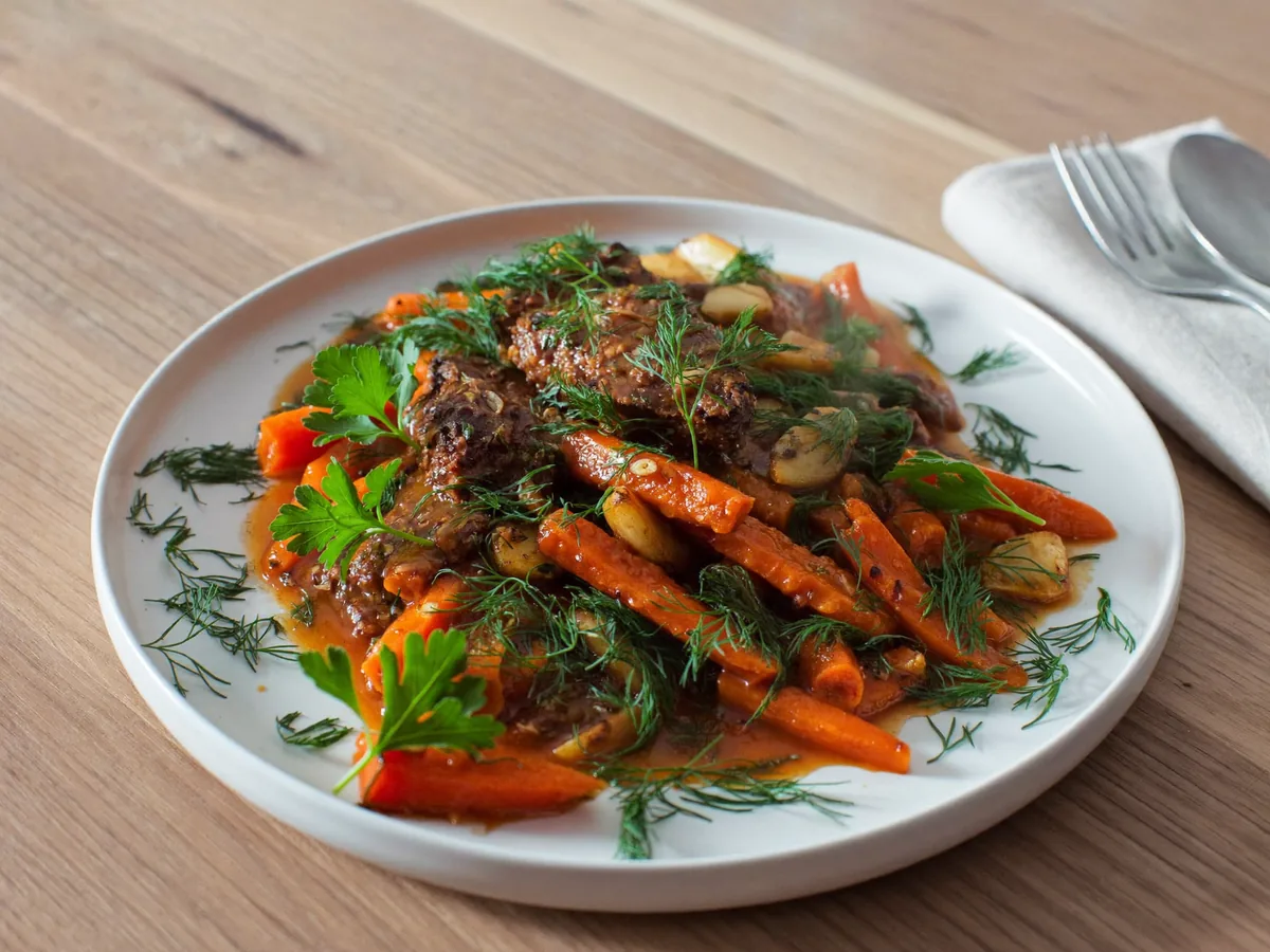 Морковь по-корейски с грибами