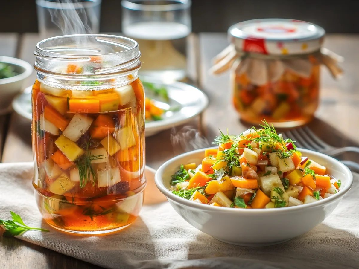 Морковь по корейски с кабачками на зиму