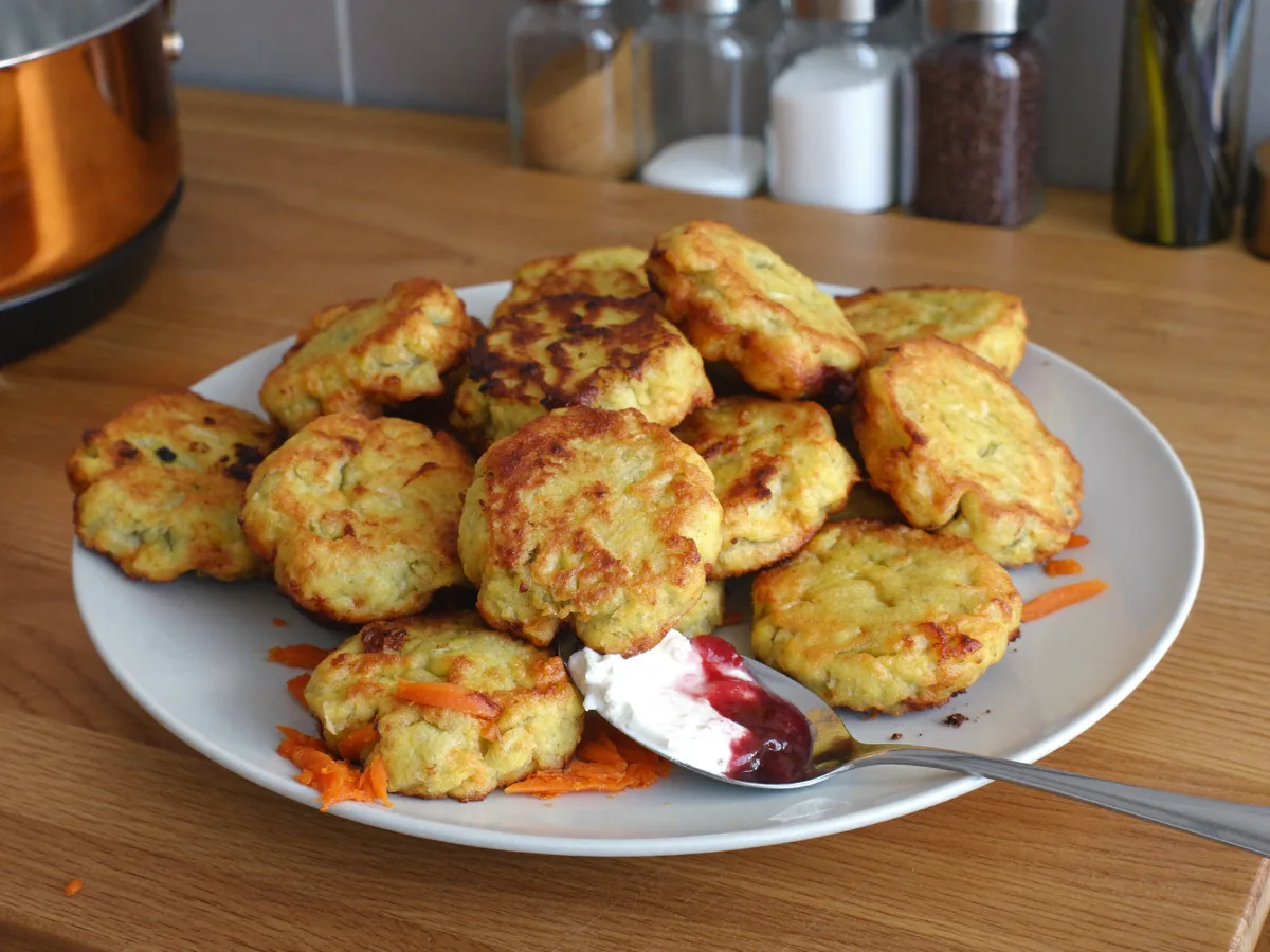 Морковные драники