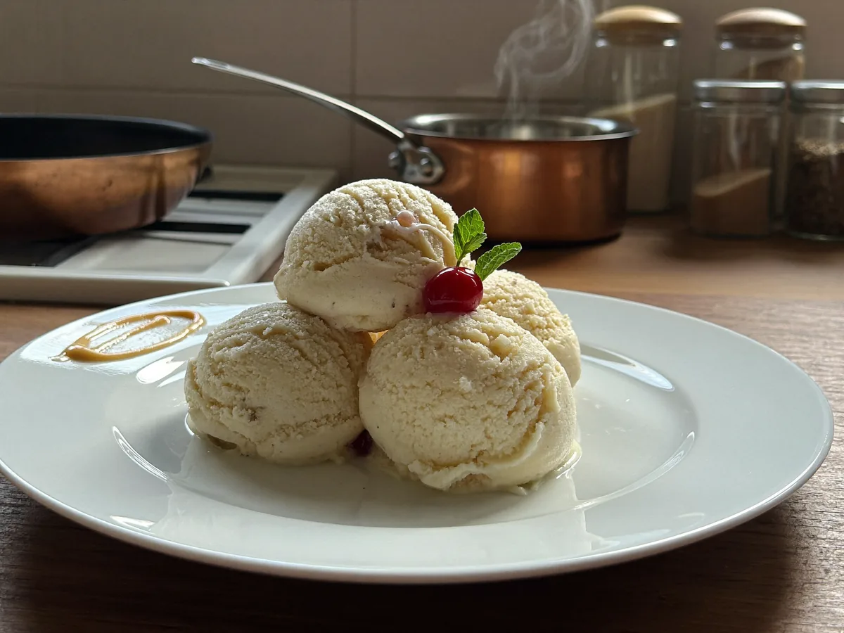 Мороженое из манго и кокосового молока