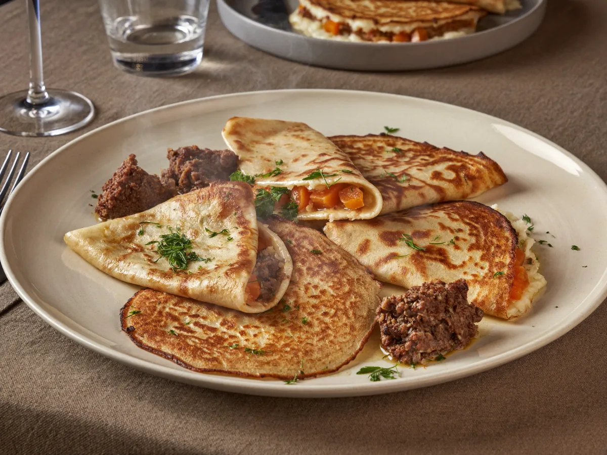 Мясная начинка для блинов