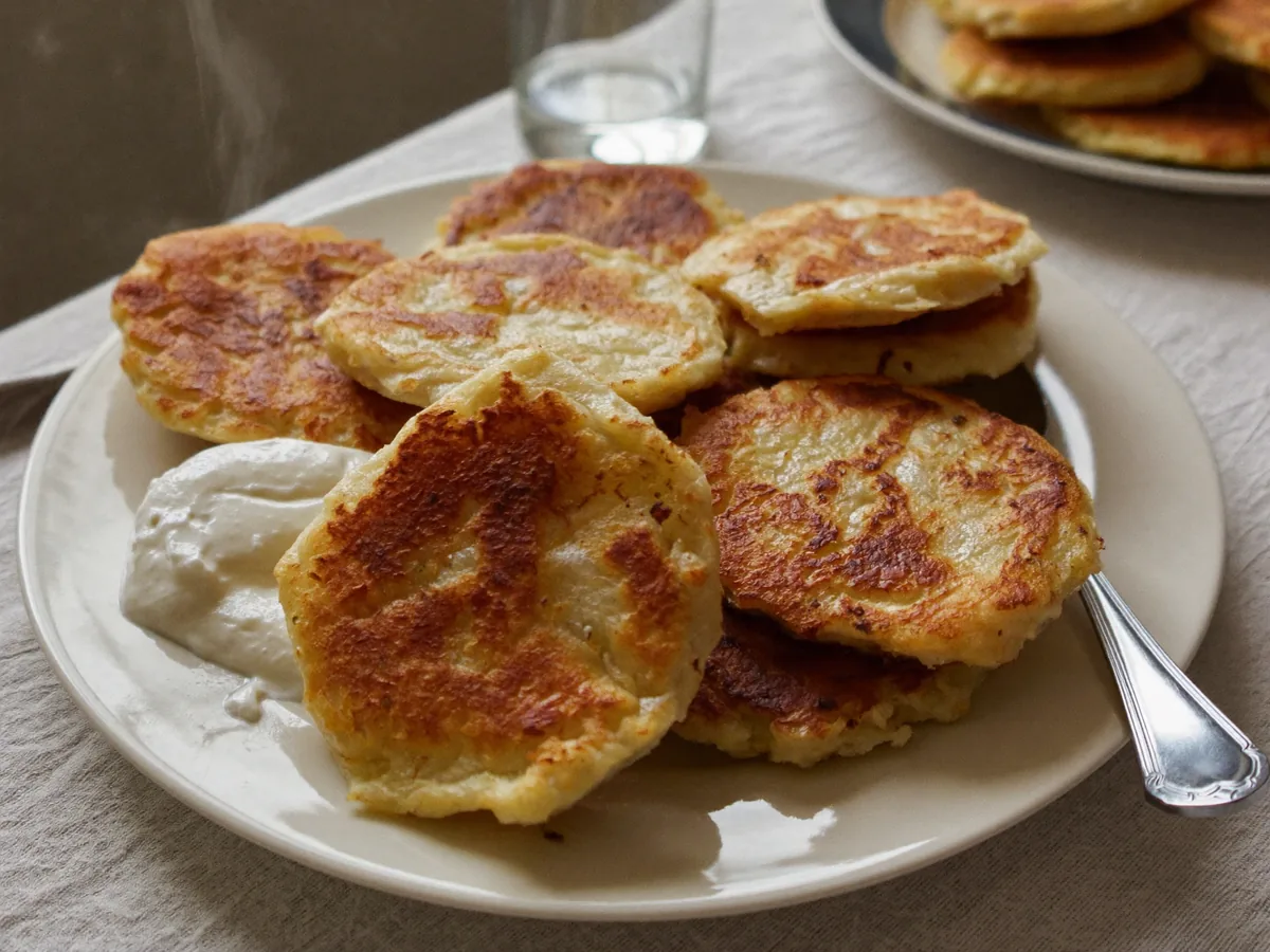 Оладьи из льняной муки