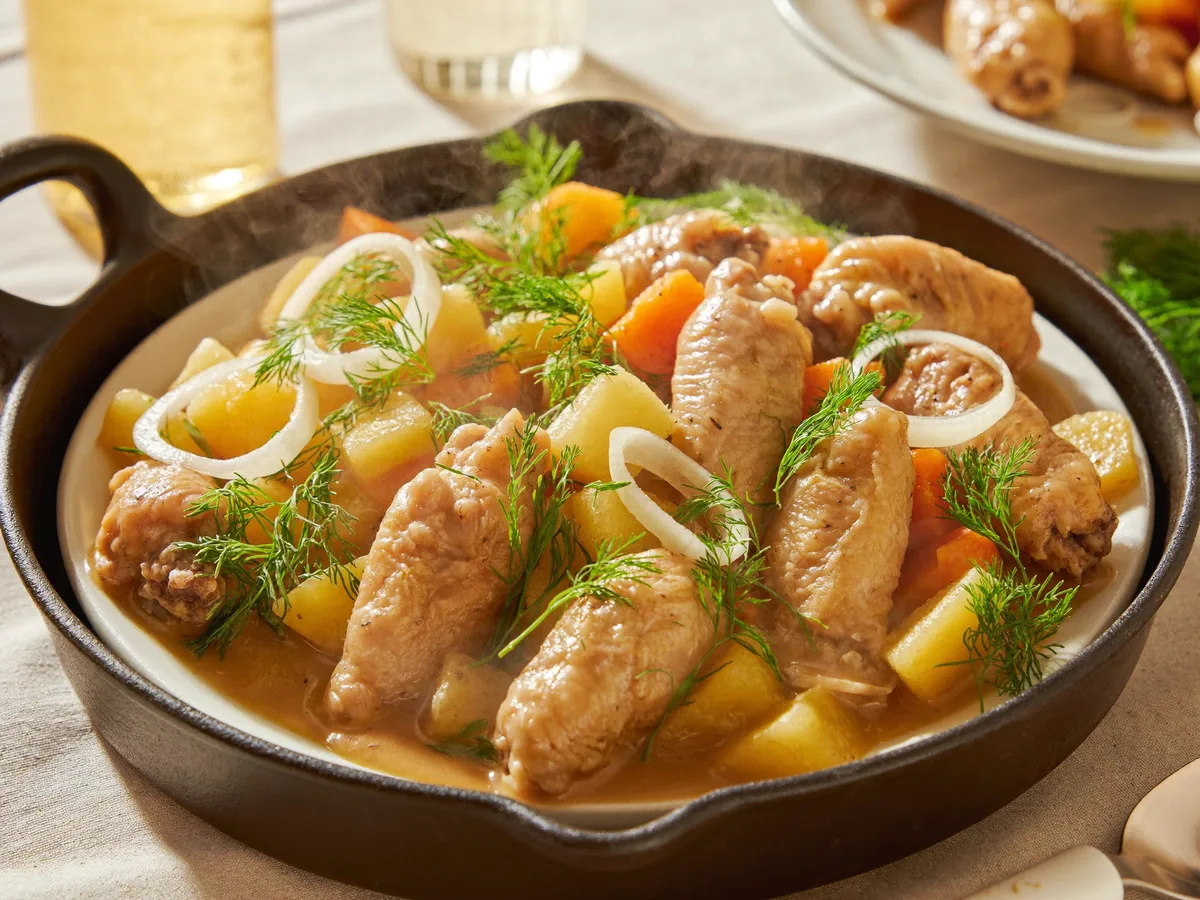 Оливье с куриными желудками