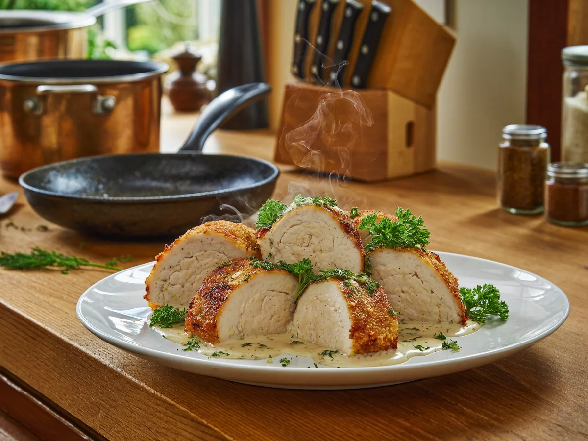 Отбивная куриная грудка в кляре