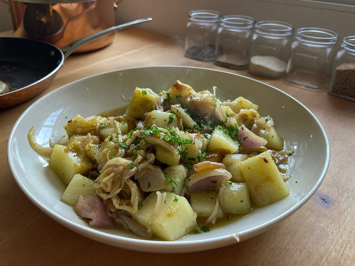 Овощное рагу с капустой