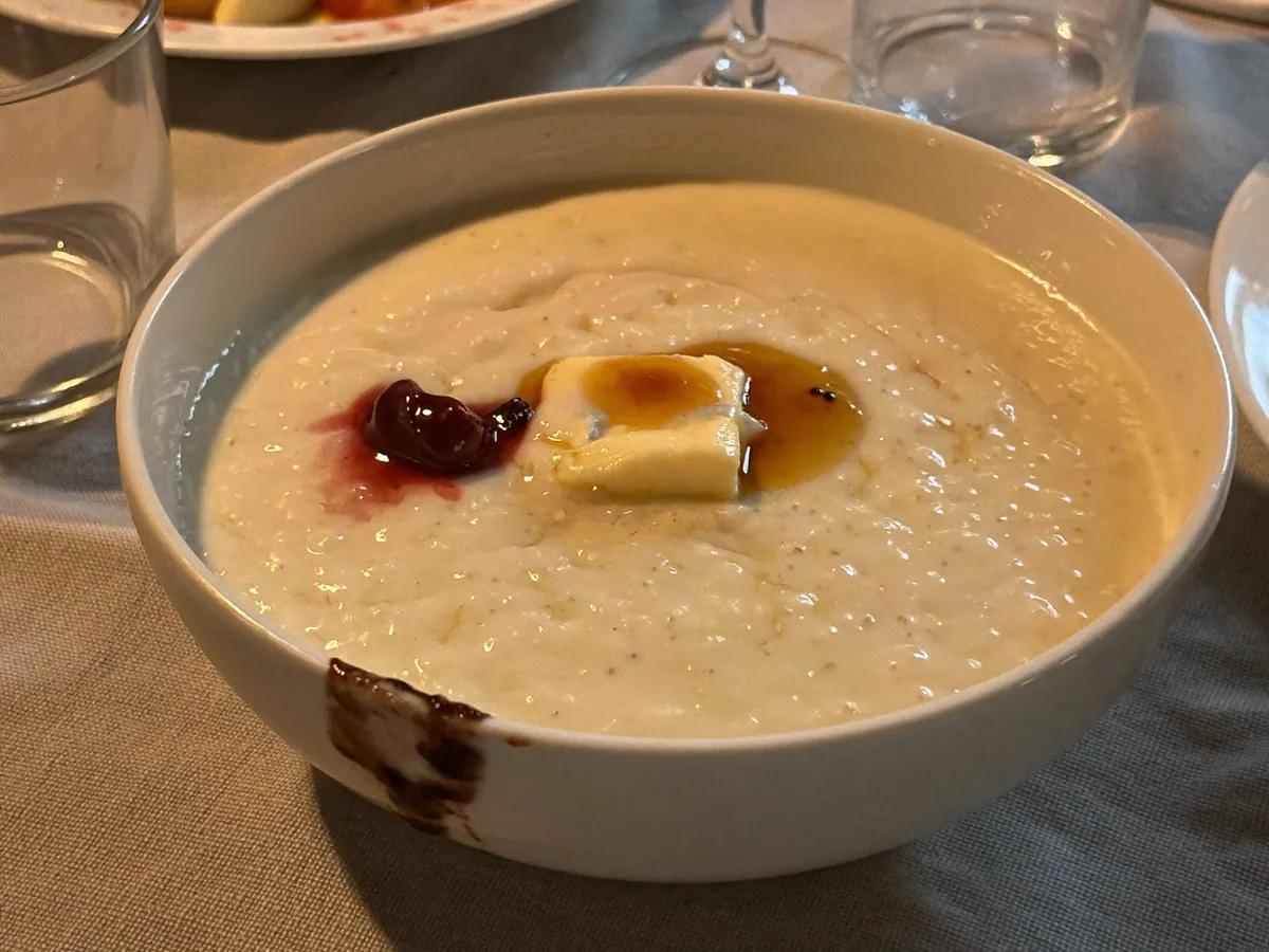 Овсяная каша с мёдом