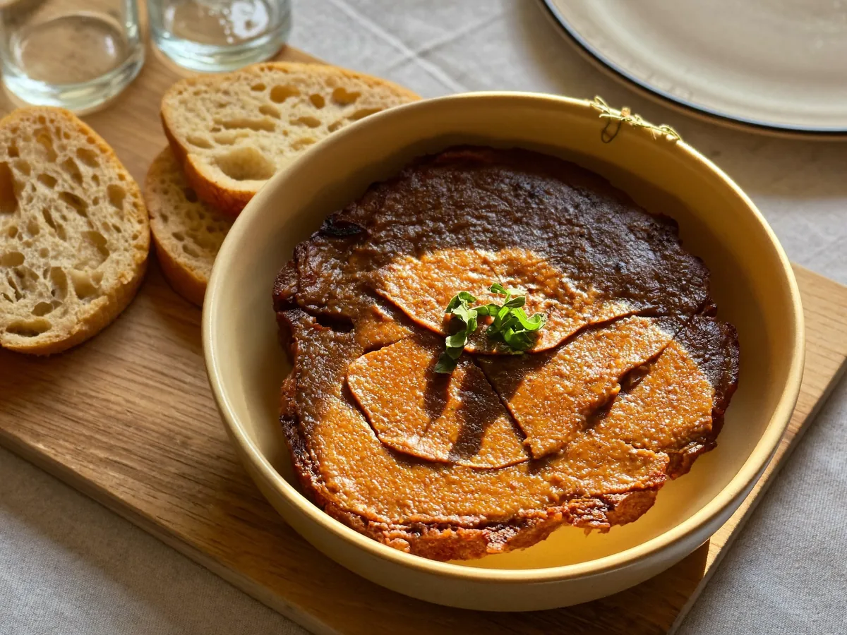 Паштет из куриной печени с яйцом
