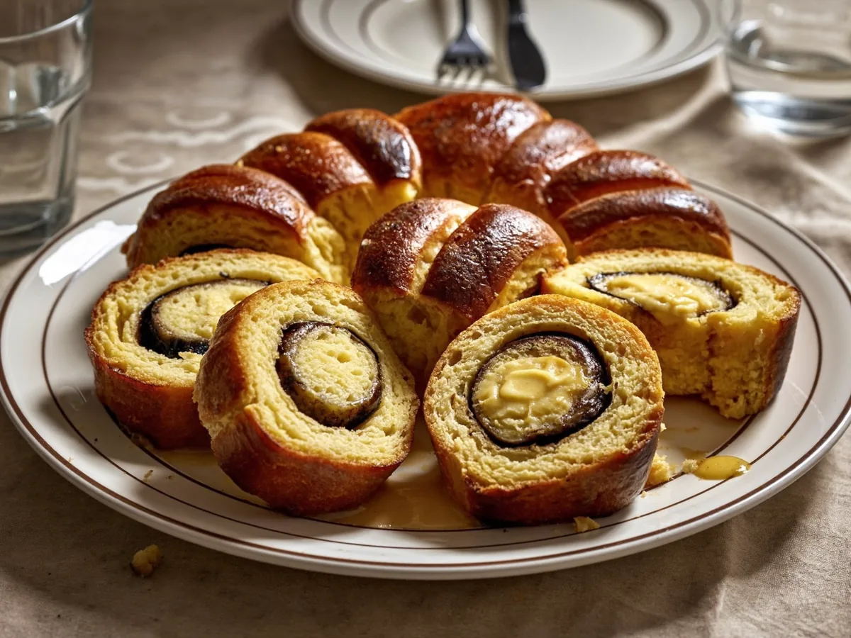 Печенье рулетики с фруктовым джемом