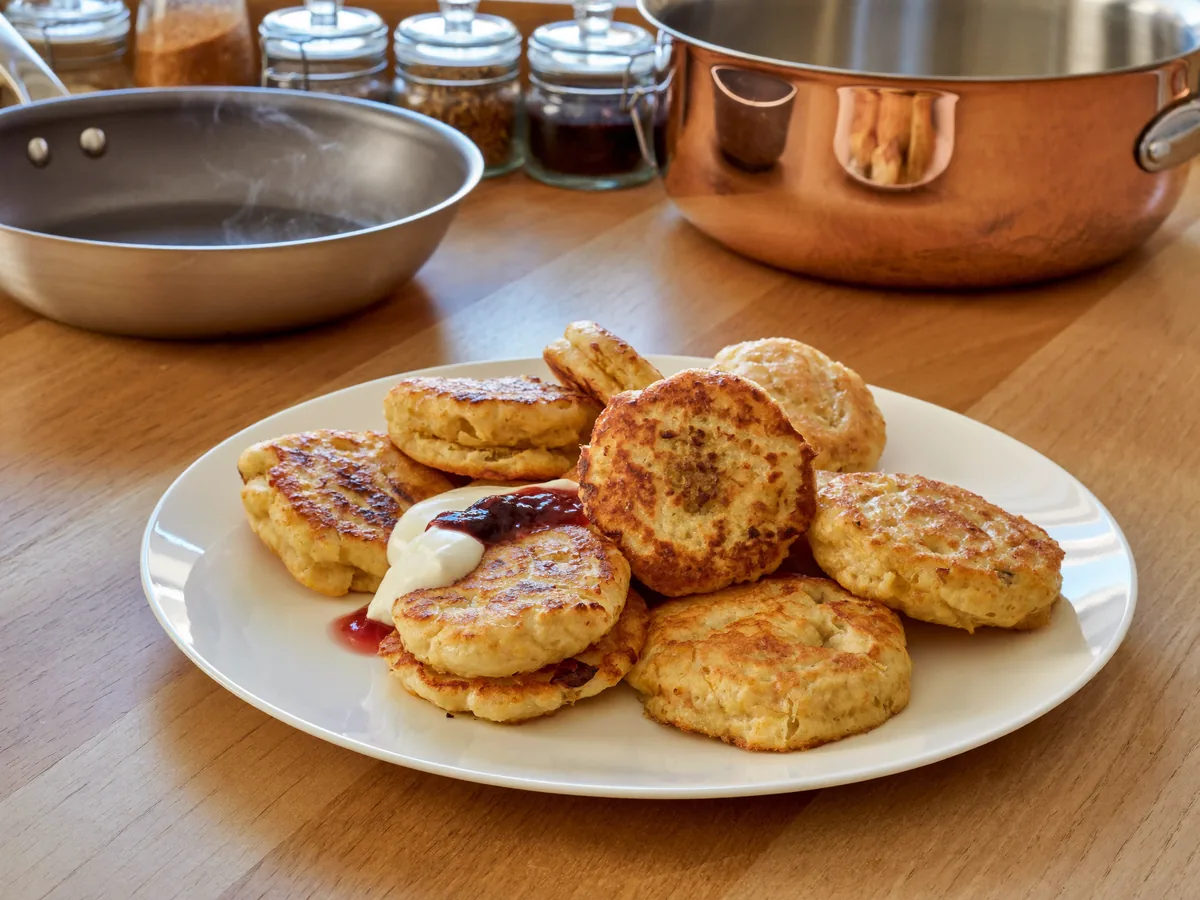 Печеночные оладьи с рисом «Рыжики»