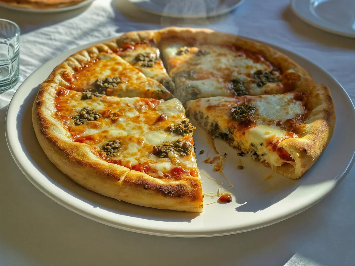 Пицца с рыбными консервами
