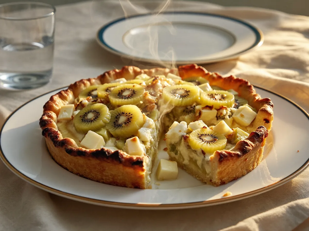 Пирог с киви в духовке