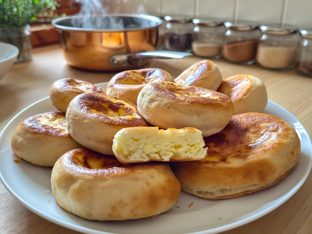 Пирожки с черемшой и яйцом