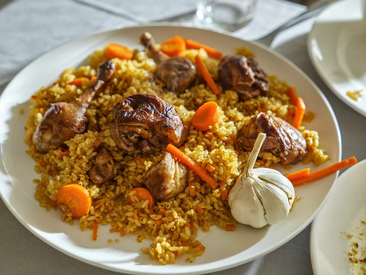 Плов как в детском саду с курицей