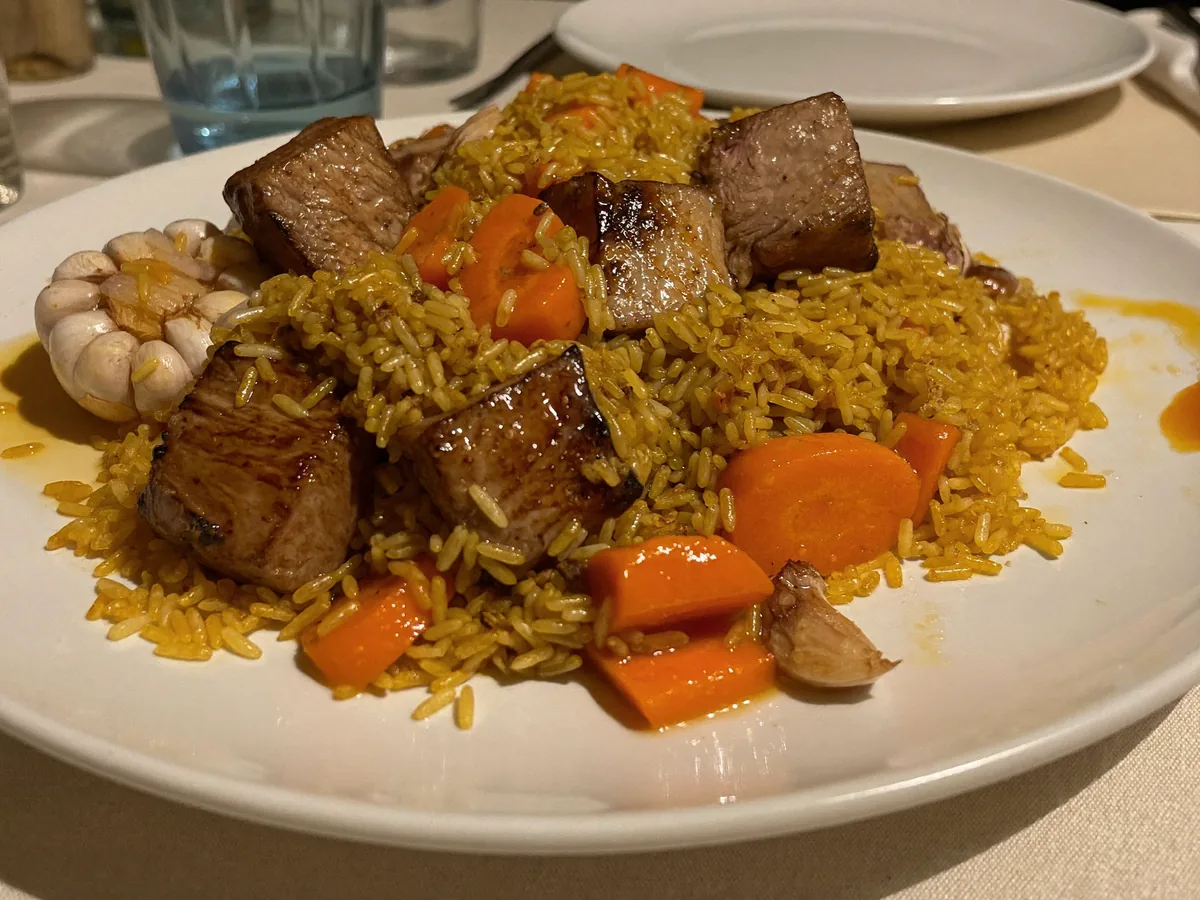 Плов на мангале
