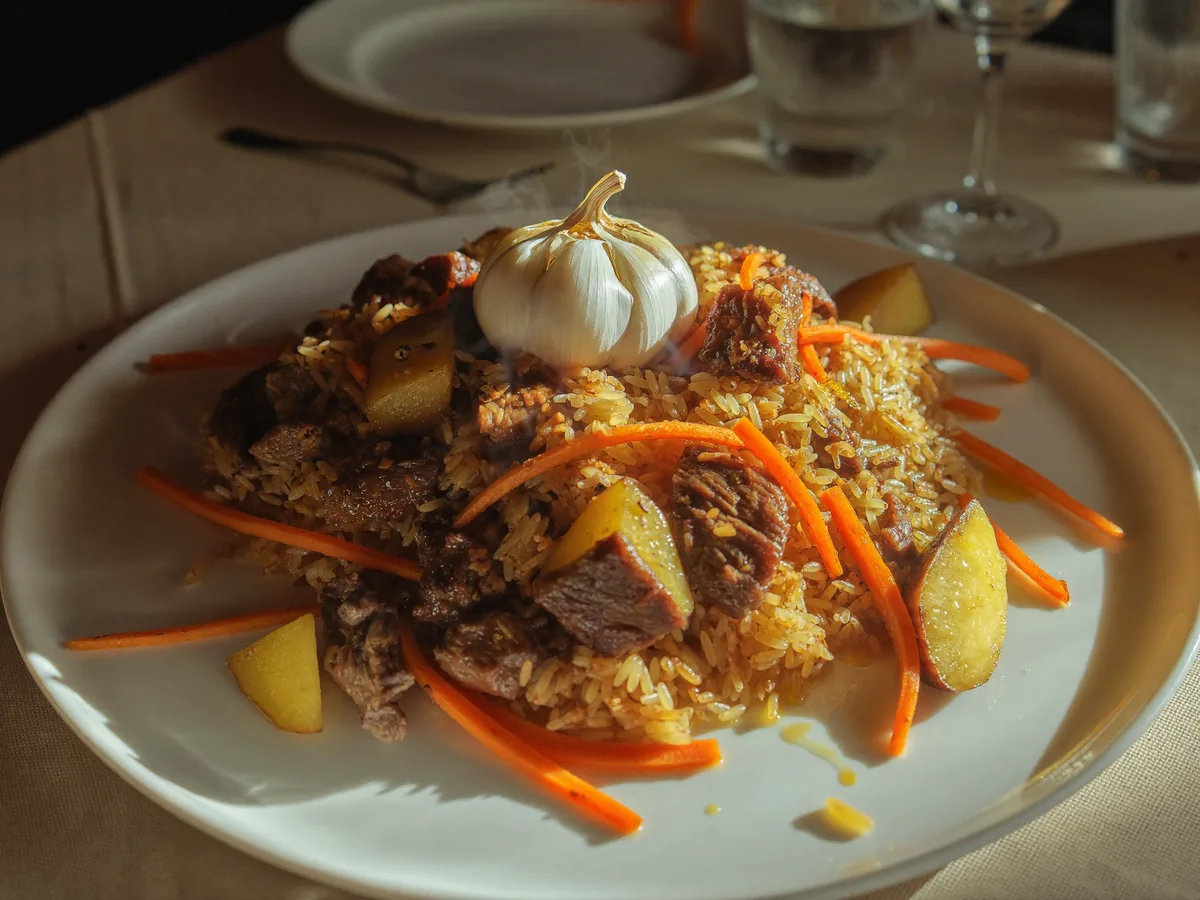 Плов с черносливом