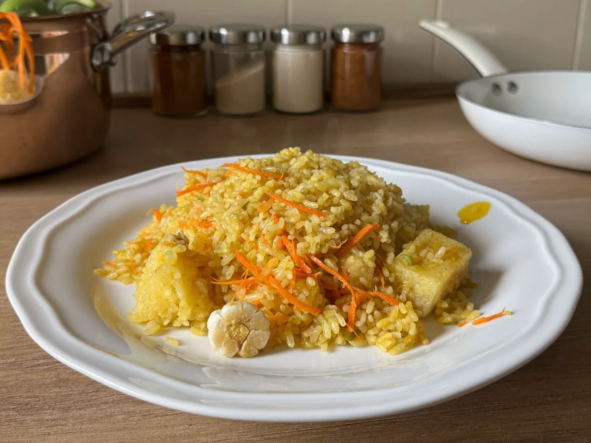 Плов с морепродуктами в мультиварке
