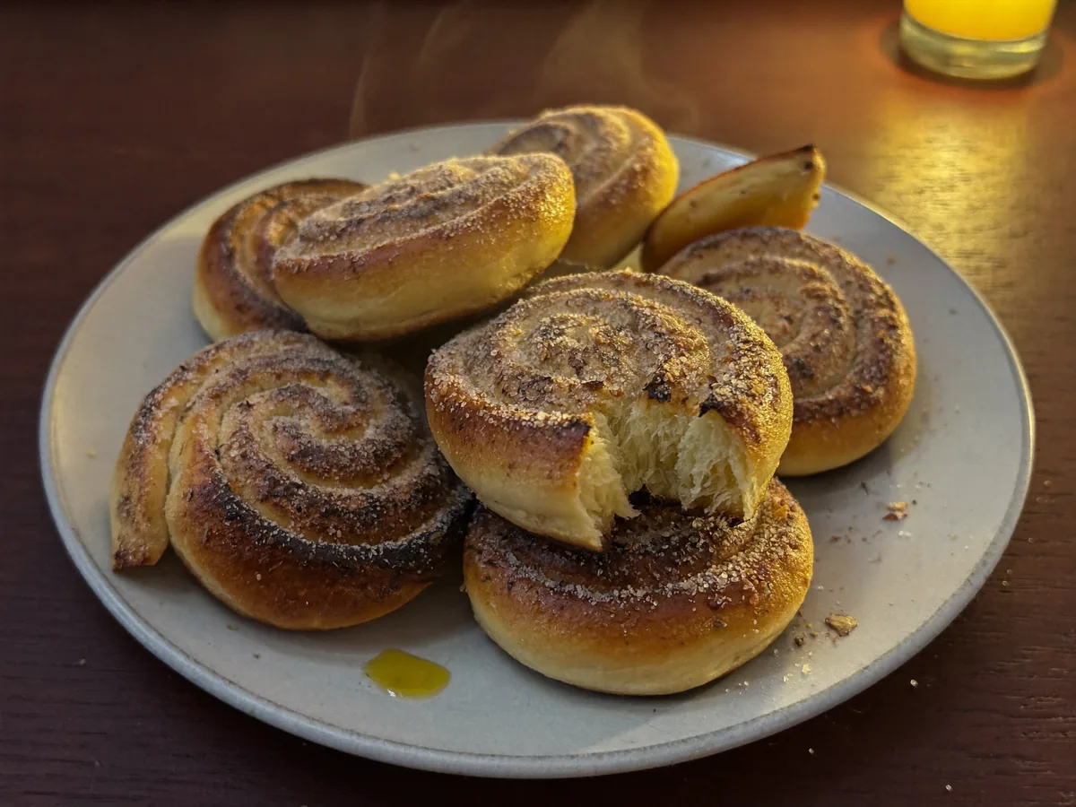 Плюшки на сковороде