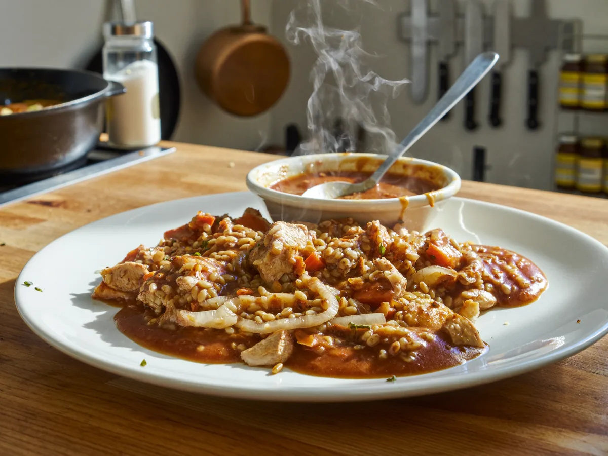 Подлива к гречке из курицы