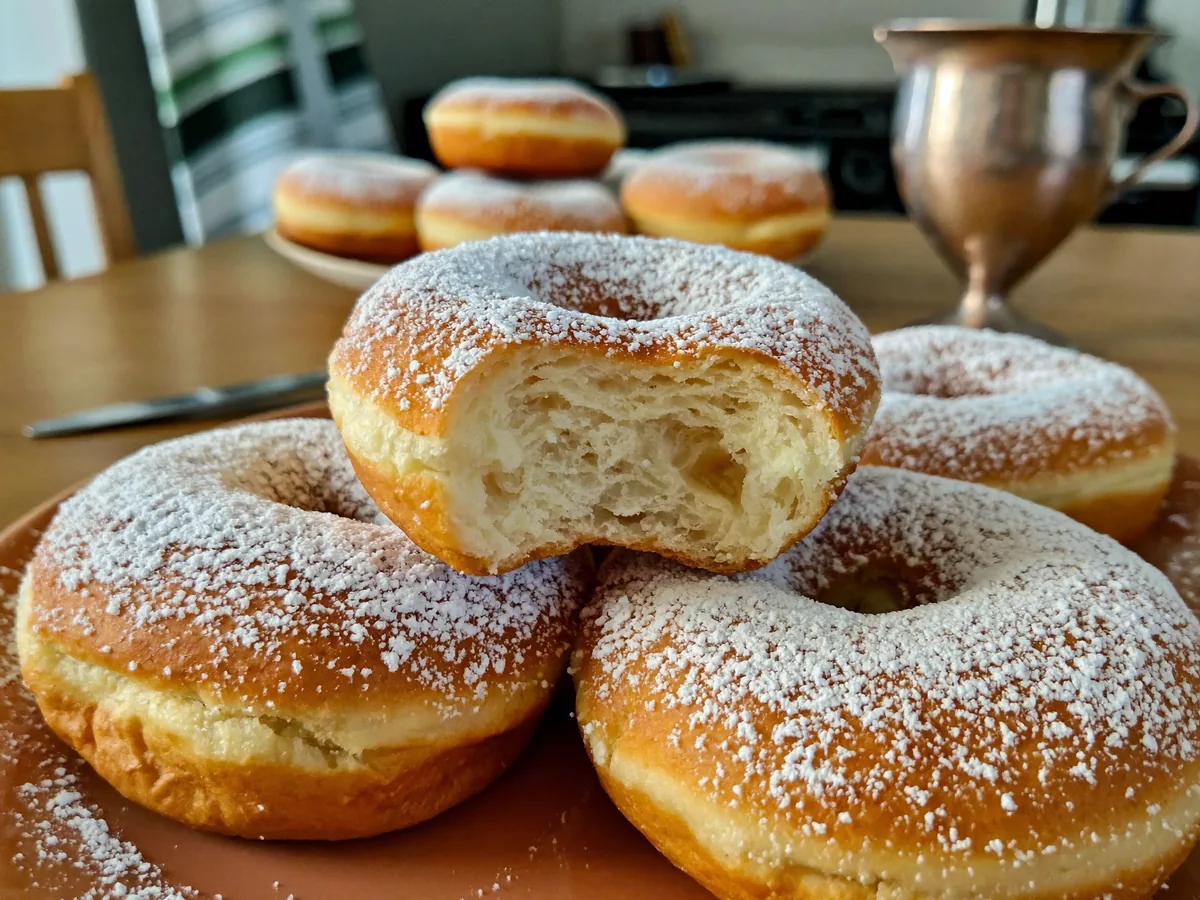 Пончики на ряженке