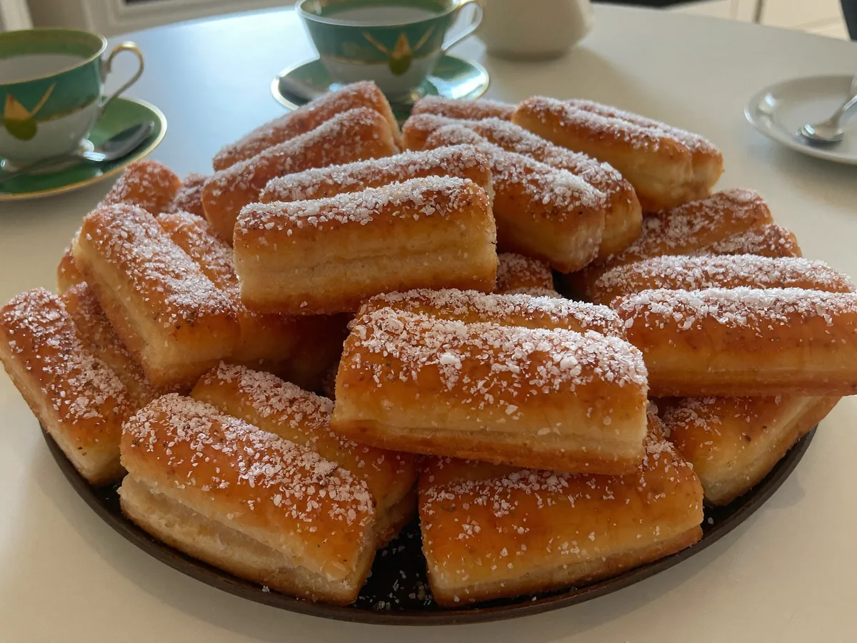 Пончики в сахаре