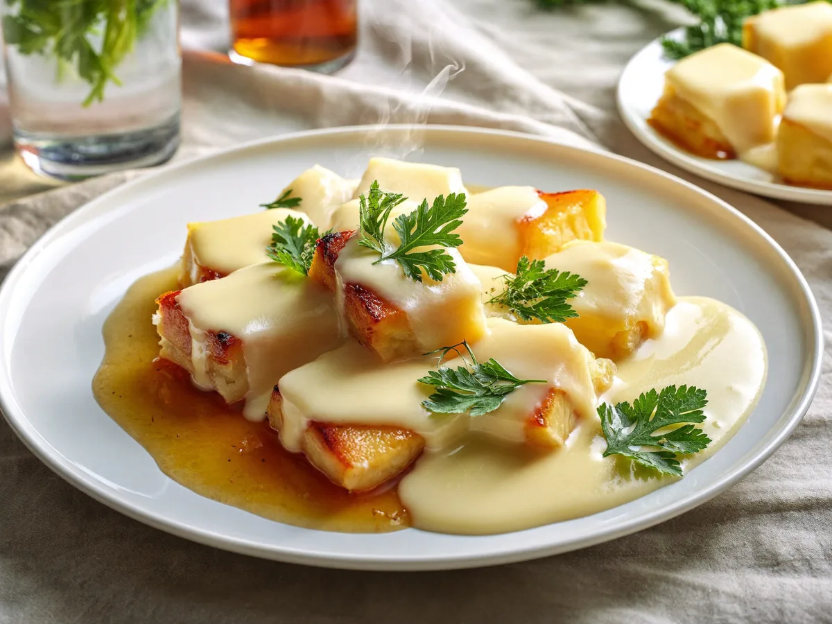 ПП десерт из ряженки с желатином и цикорием