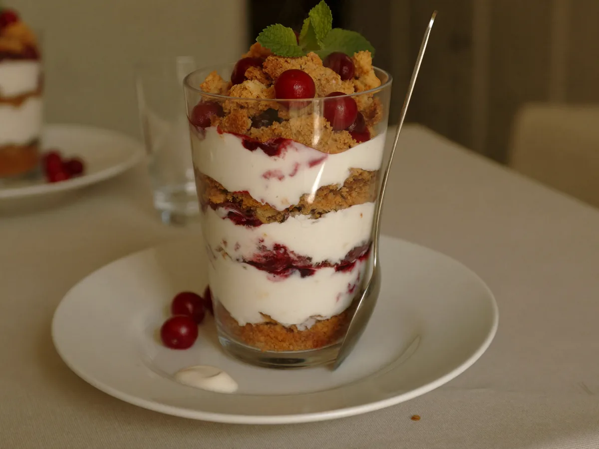 ПП десерт с яблоками