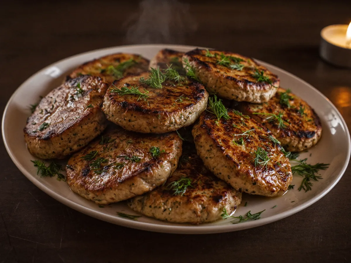 ПП котлеты из куриной грудки