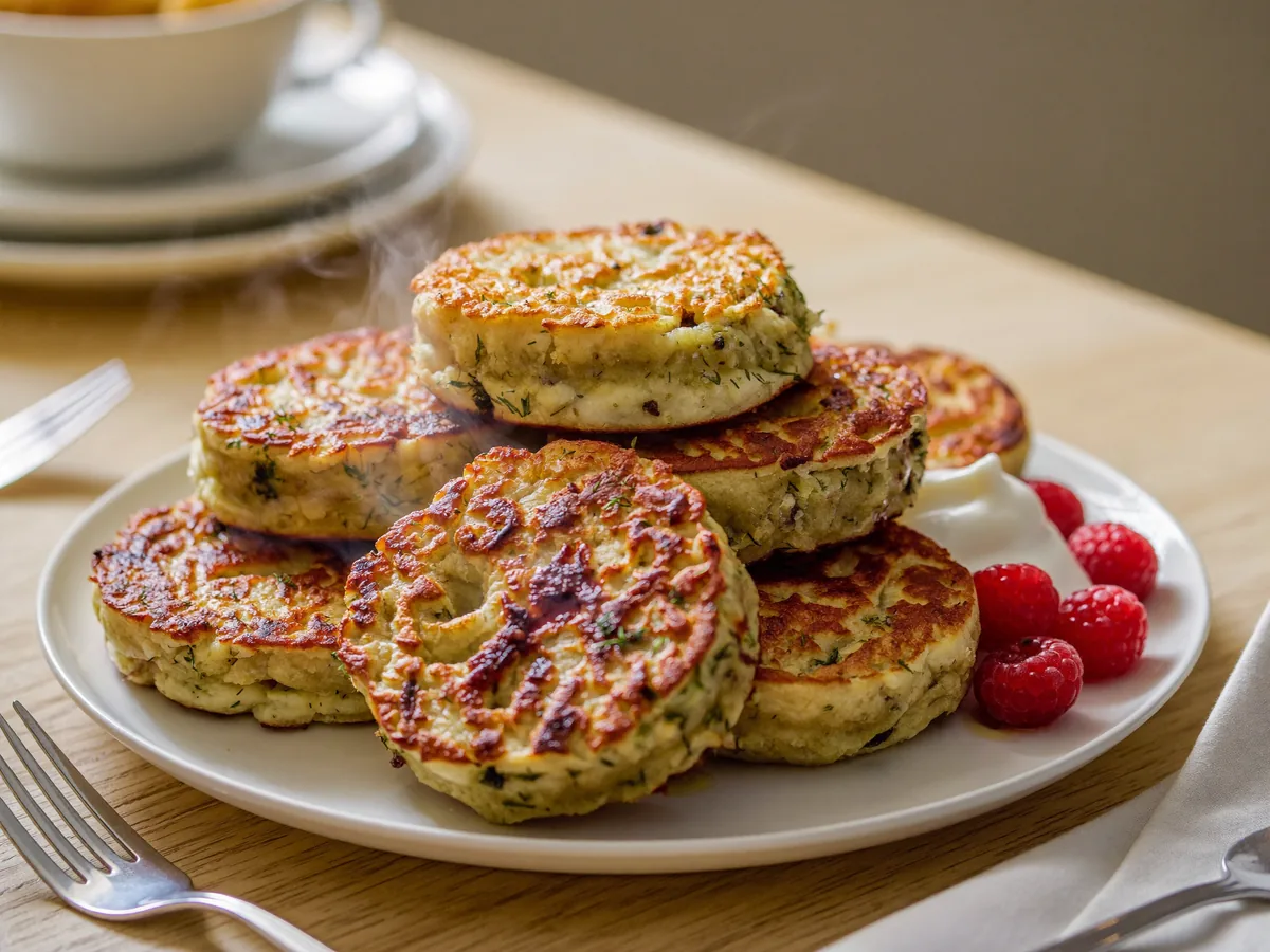 ПП сырники с сыром и зеленью
