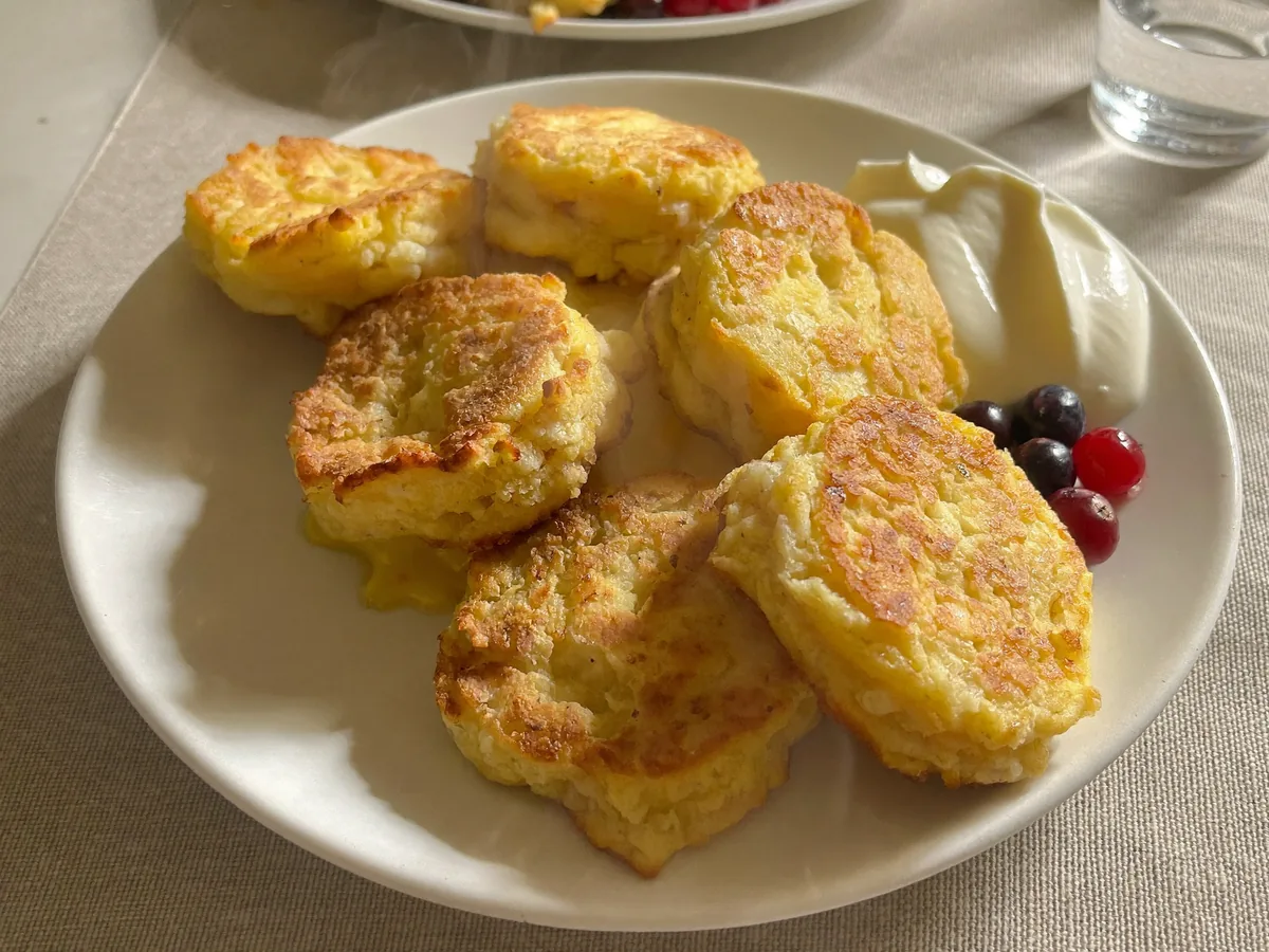 ПП сырники с зеленью