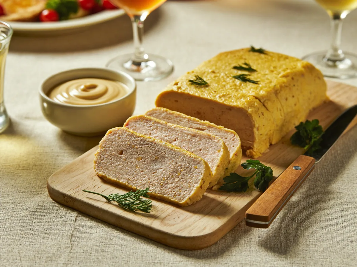 Праздничная закуска с паштетом из куриной печени