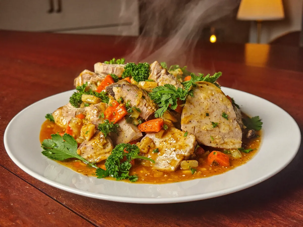Пряная куриная голень в кефире