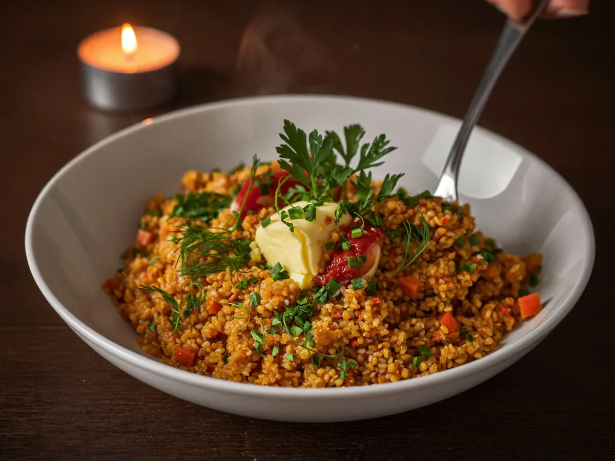 Пшенная каша с овощами