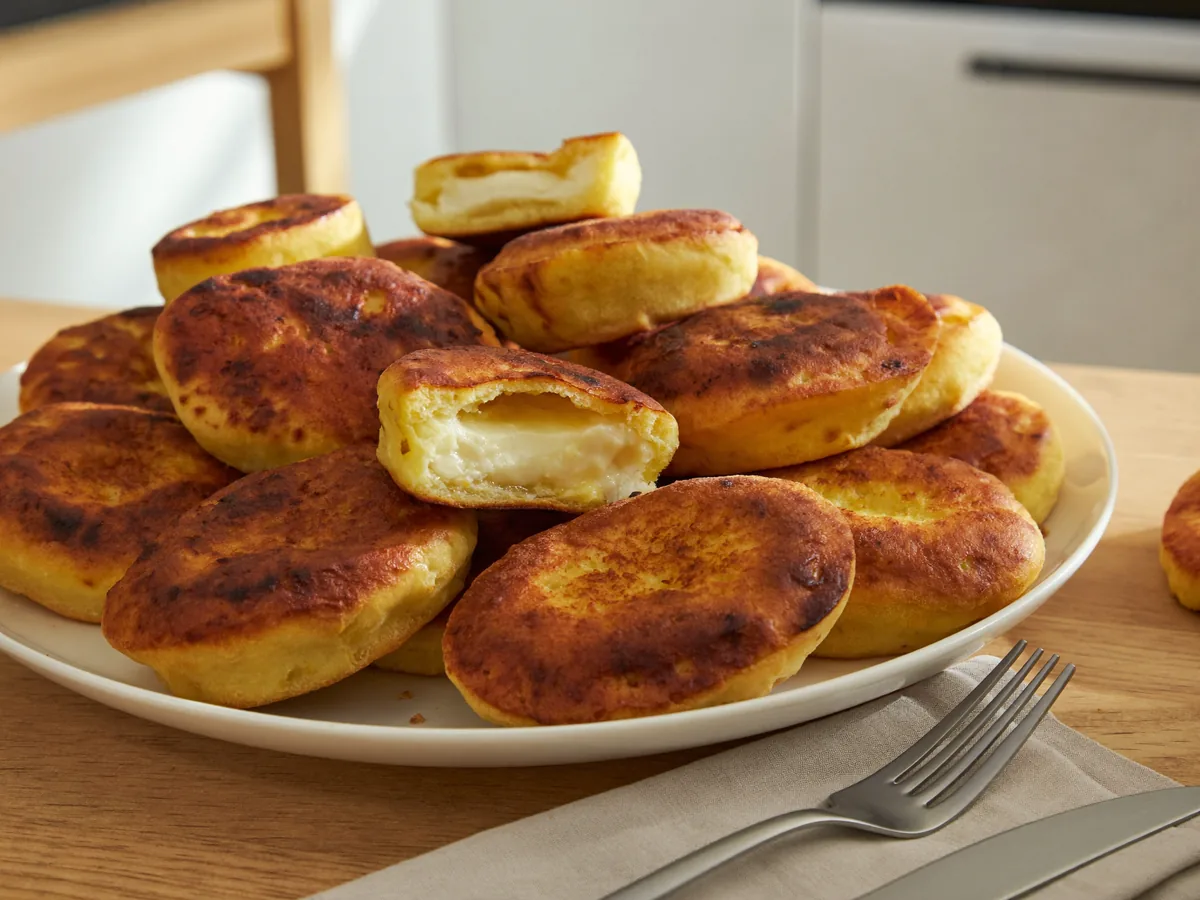Пышные пирожки на кефире