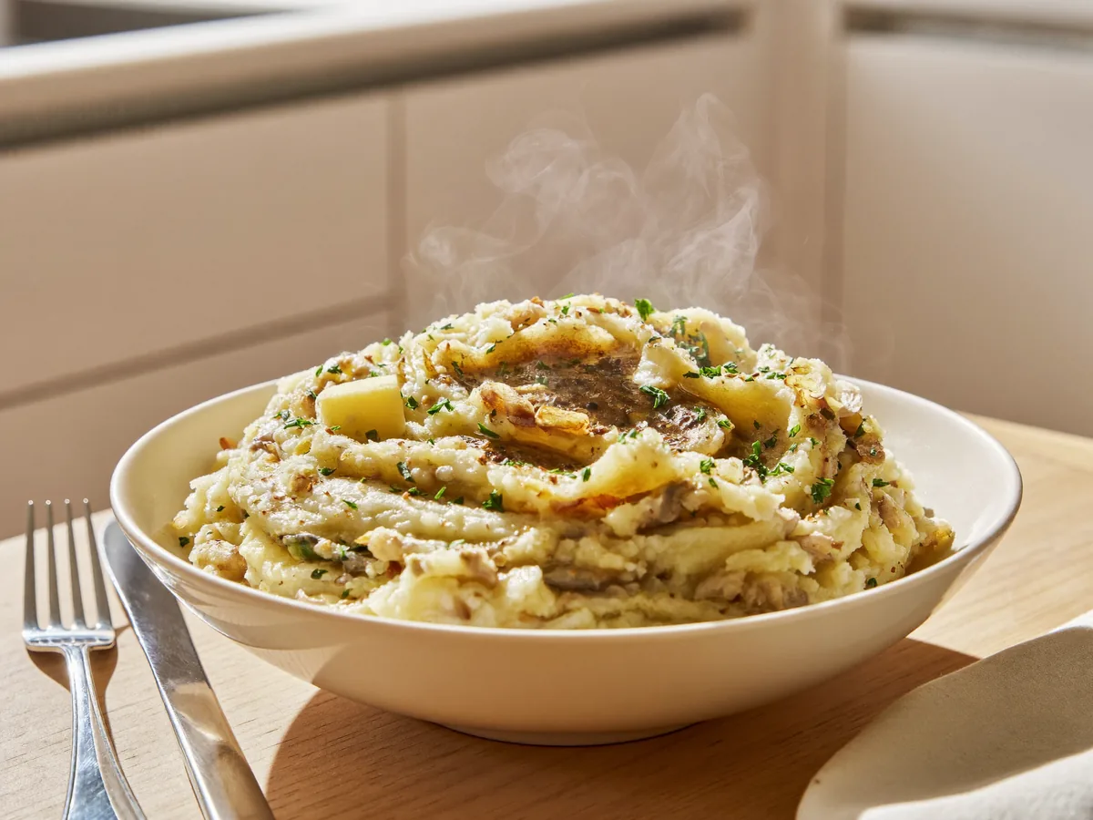 Пюре из картофеля и капусты