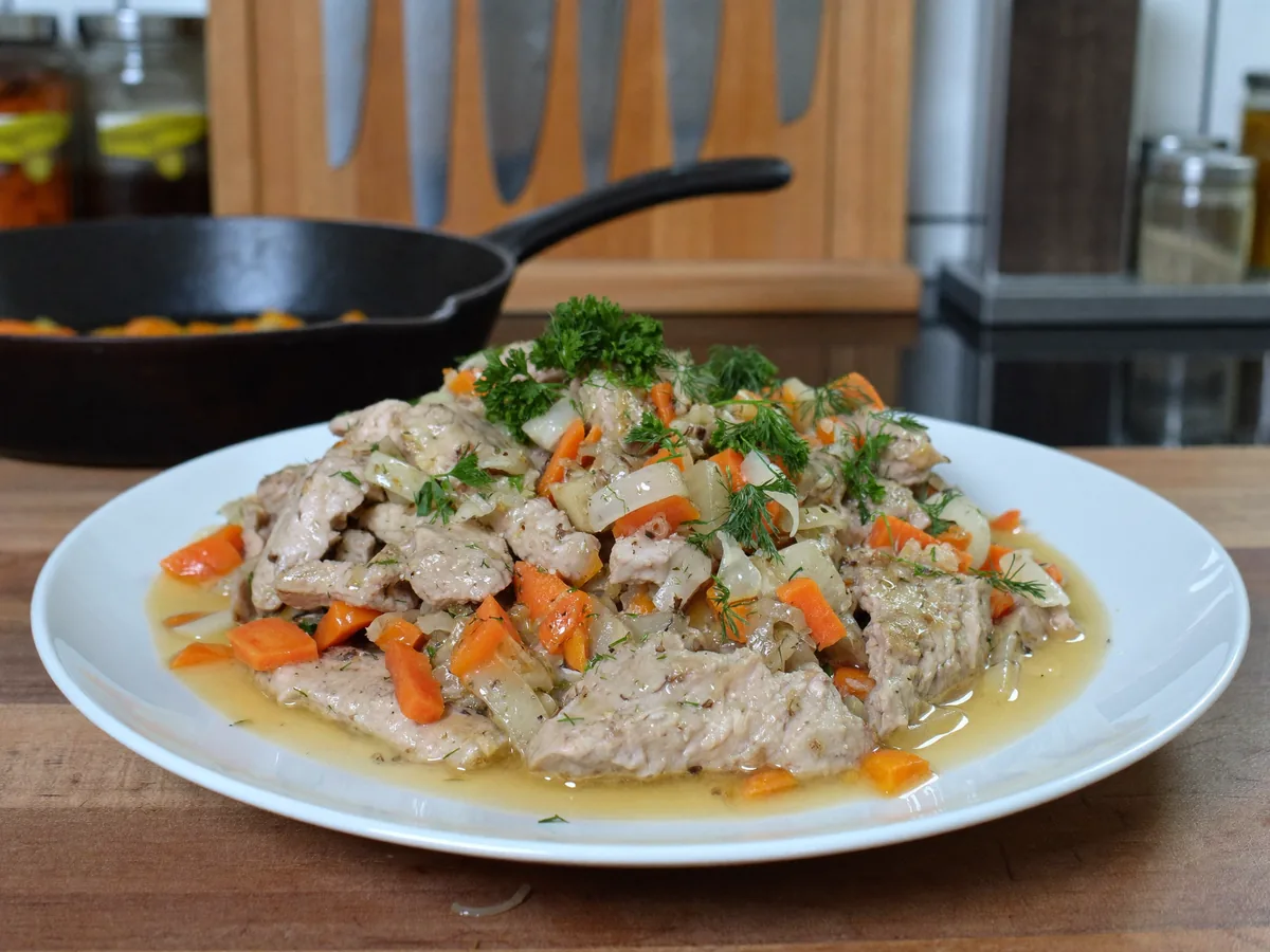 Рийет из курицы