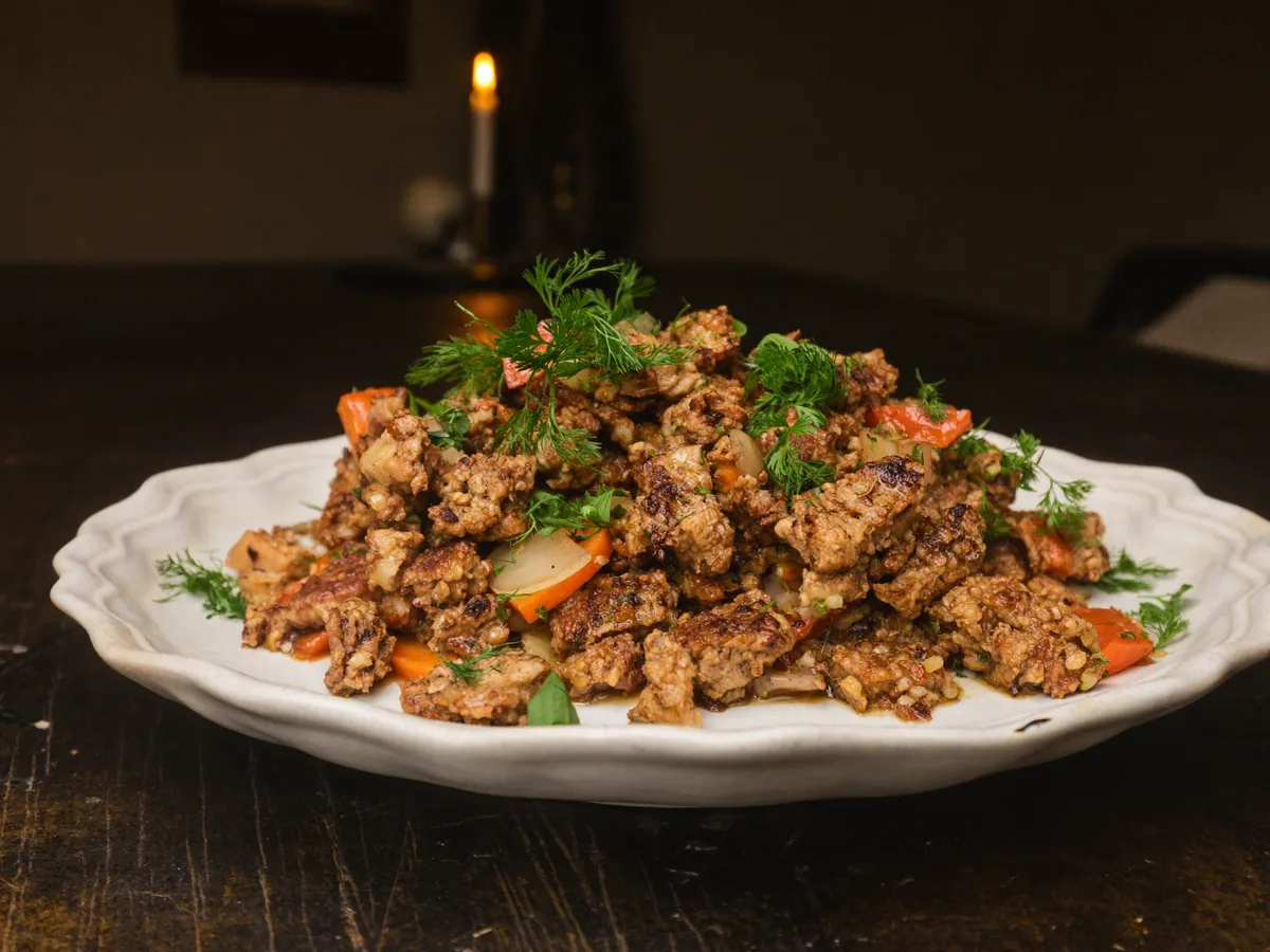 Рожки с фаршем