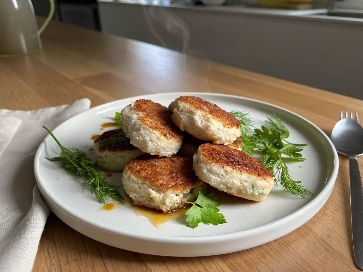 Рубленые котлеты из куриной грудки с манкой