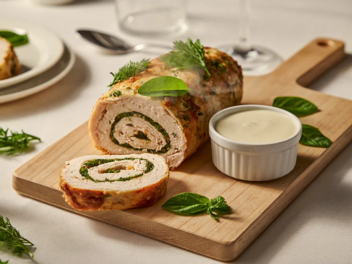 Рулет из куриной шкурки