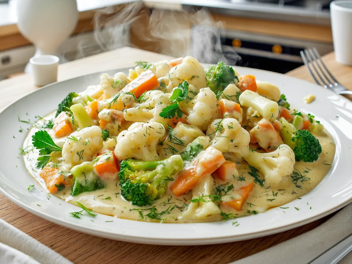 Сабджи с сыром