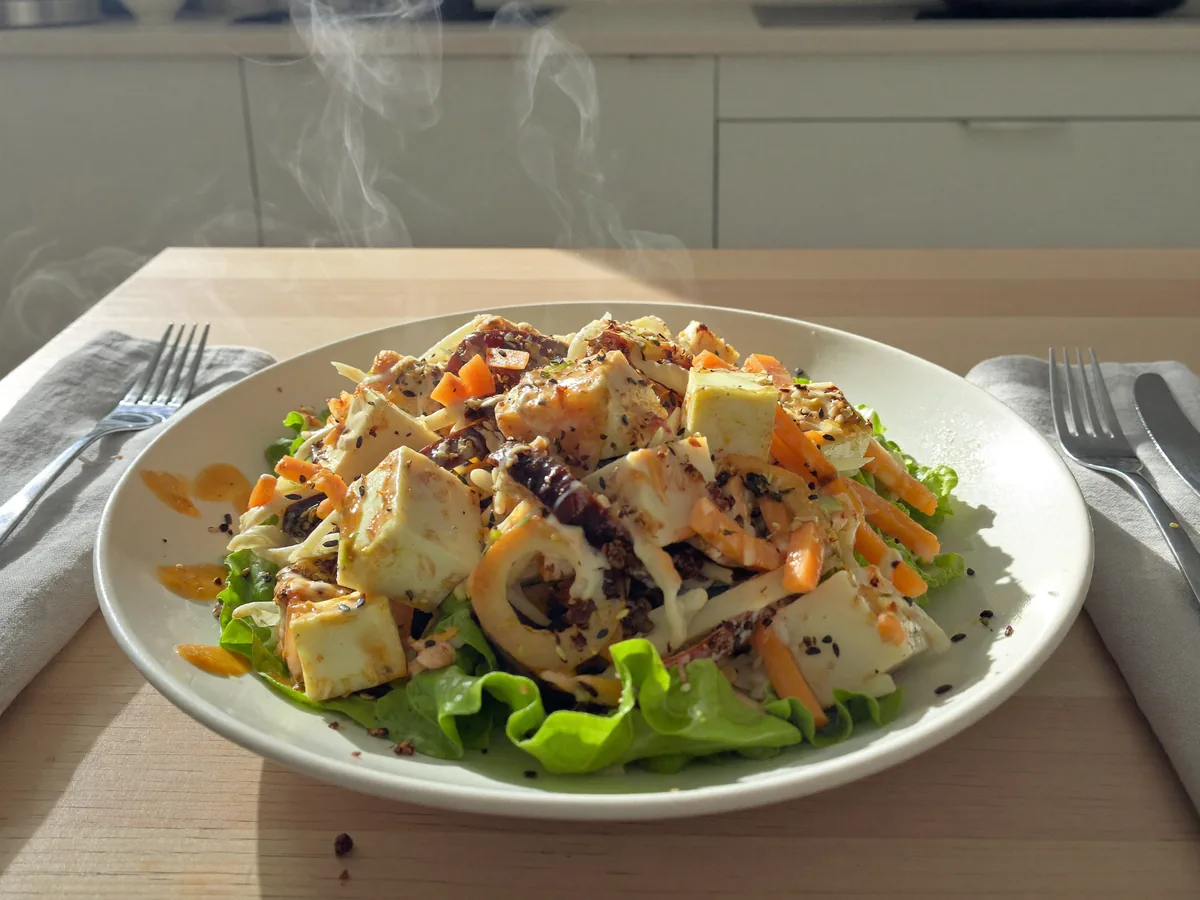 Салат из арбузной редьки